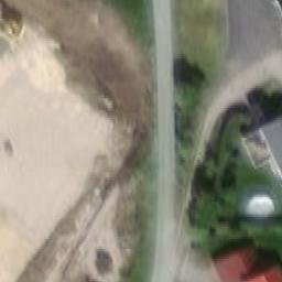 Sand Volleyball Court — aerial view
