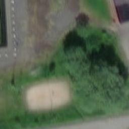 Sand Volleyball Court — aerial view