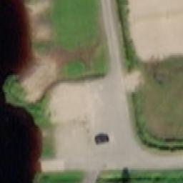 Sand Volleyball Court — aerial view