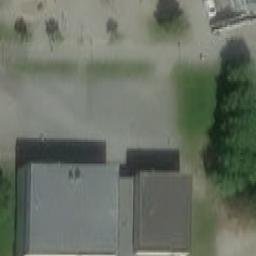 Sand Volleyball Court — aerial view