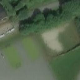 Sand Volleyball Court — aerial view