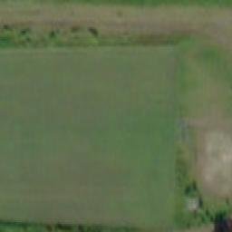 Sand Volleyball Court — aerial view