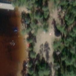 Sand Volleyball Court — aerial view