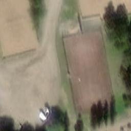 Sand Volleyball Court — aerial view