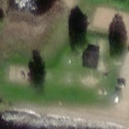 Sand Volleyball Court — aerial view