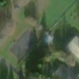 Sand Volleyball Court — aerial view