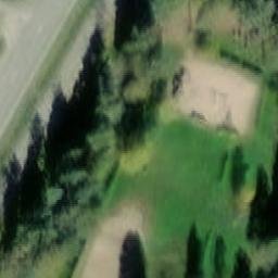 Sand Volleyball Court — aerial view