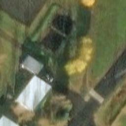 Grass Volleyball Court — aerial view