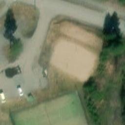 Sand Volleyball Court — aerial view