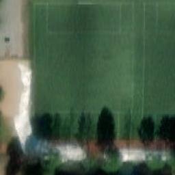 Sand Volleyball Court — aerial view