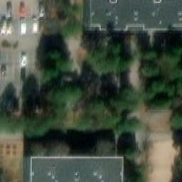 Sand Volleyball Court — aerial view
