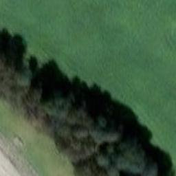 Grass Volleyball Court — aerial view