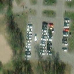 Sand Volleyball Court — aerial view