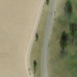 Sand Volleyball Court — aerial view