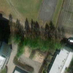 Sand Volleyball Court — aerial view