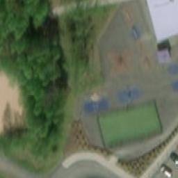 Sand Volleyball Court — aerial view