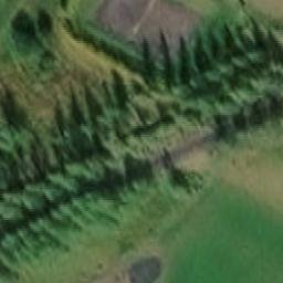 Grass Volleyball Court — aerial view