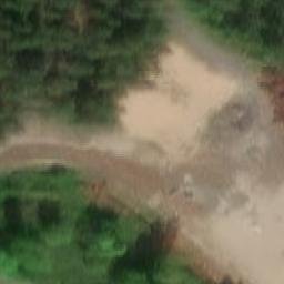 Sand Volleyball Court — aerial view