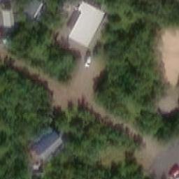 Sand Volleyball Court — aerial view