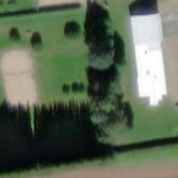 Sand Volleyball Court — aerial view