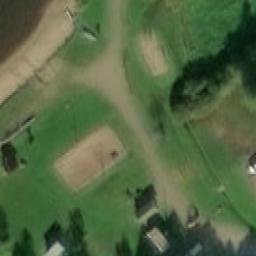 Sand Volleyball Court — aerial view