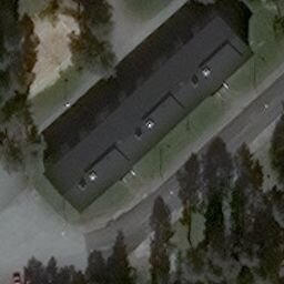 Sand Volleyball Court — aerial view