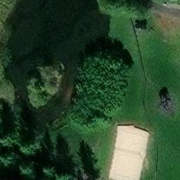 Sand Volleyball Court — aerial view