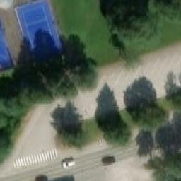 Volleyball Court — aerial view