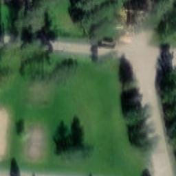 Sand Volleyball Court — aerial view