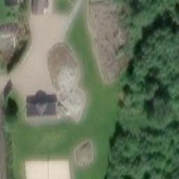 Sand Volleyball Court — aerial view