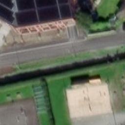 Sand Volleyball Court — aerial view