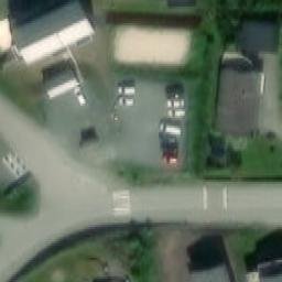Sand Volleyball Court — aerial view
