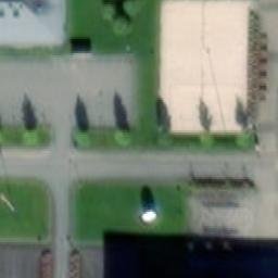 Sand Volleyball Court — aerial view