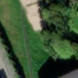 Sand Volleyball Court — aerial view