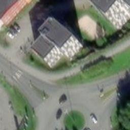 Sand Volleyball Court — aerial view