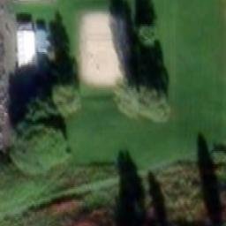 Sand Volleyball Court — aerial view