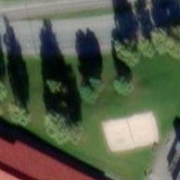 Sand Volleyball Court — aerial view