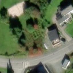 Sand Volleyball Court — aerial view