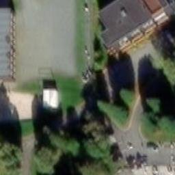 Sand Volleyball Court — aerial view