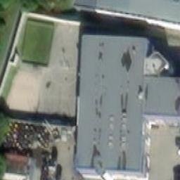 Sand Volleyball Court — aerial view