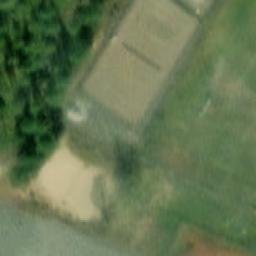 Sand Volleyball Court — aerial view