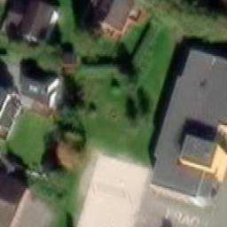 Sand Volleyball Court — aerial view