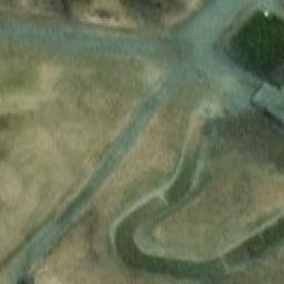 Sand Volleyball Court — aerial view