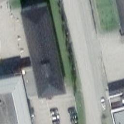Sand Volleyball Court — aerial view