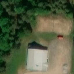 Sand Volleyball Court — aerial view