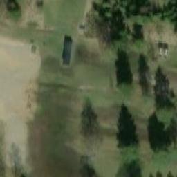 Sand Volleyball Court — aerial view