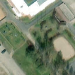 Sand Volleyball Court — aerial view