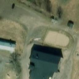 Sand Volleyball Court — aerial view
