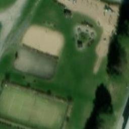 Sand Volleyball Court — aerial view