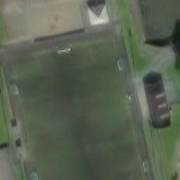 Sand Volleyball Court — aerial view